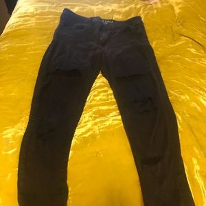 Rocker distressed jeggings by AE